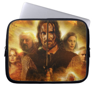 RINGAR: ROTK Aragorn Movie Poster Laptop Sleeve