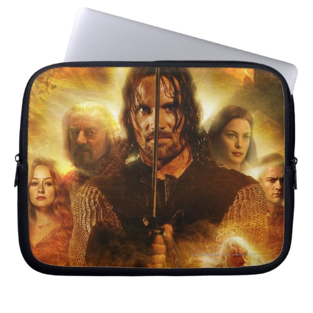 RINGAR: ROTK Aragorn Movie Poster Laptop Sleeve (Framsidan)