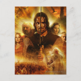 RINGAR: ROTK Aragorn Movie Poster Vykort