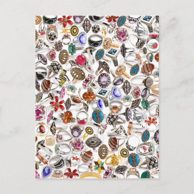 ringar smycken vykort (Framsida)