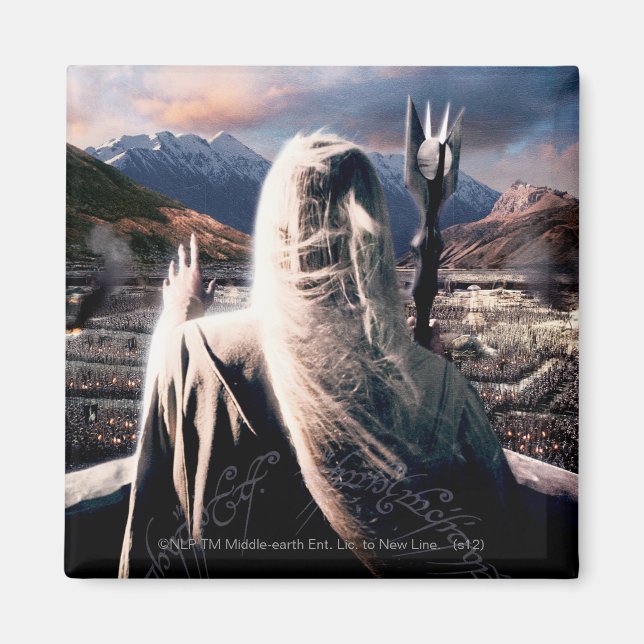 RINGAR: TSaruman Movie Poster Magnet (Framsidan)