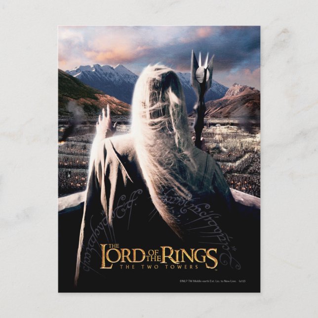 RINGAR: TSaruman Movie Poster Vykort (Framsida)
