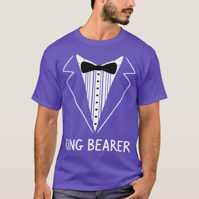 Ringbärare Bröllop Tu Sjungbröllop Brudgum T Shirt (Framsida)