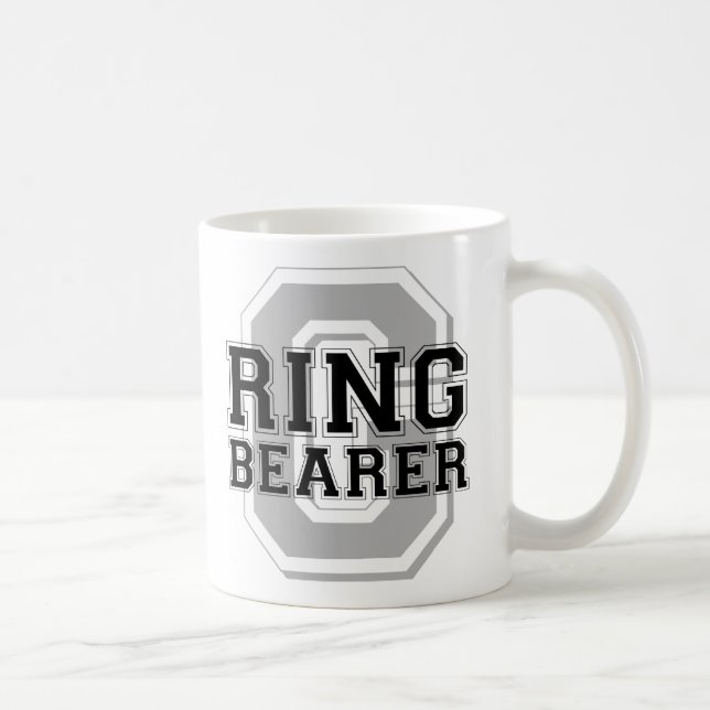 Ringbärarebrudgum mugg för kaffe för lag (Höger)