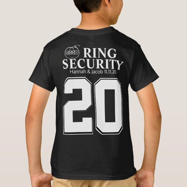 Ringbärarens säkerhets T-shirt (Baksida)