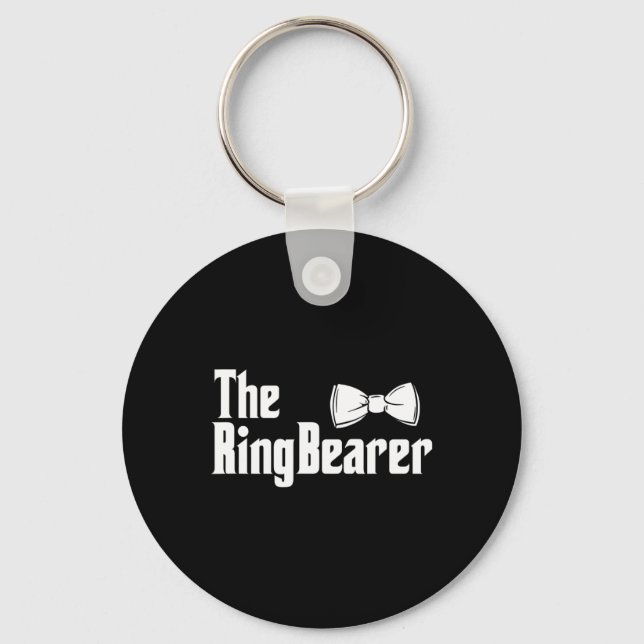 Ringbärarens slips ring dude bröllop brudgumme bru nyckelring (Framsida)