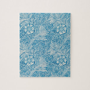 Ringblomma av William Morris, Vintage trädgårdsblo Pussel