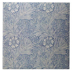 "Ringblomma" tapetdesign, 1875 Kakelplatta