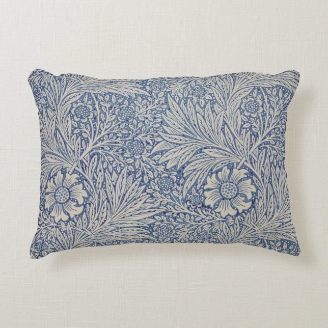 "Ringblomma" tapetdesign, 1875 Prydnadskudde (Framsidan)