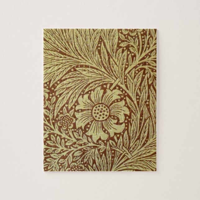 Ringblomma William Morris Antik Blommönster Pussel (Vertikal)