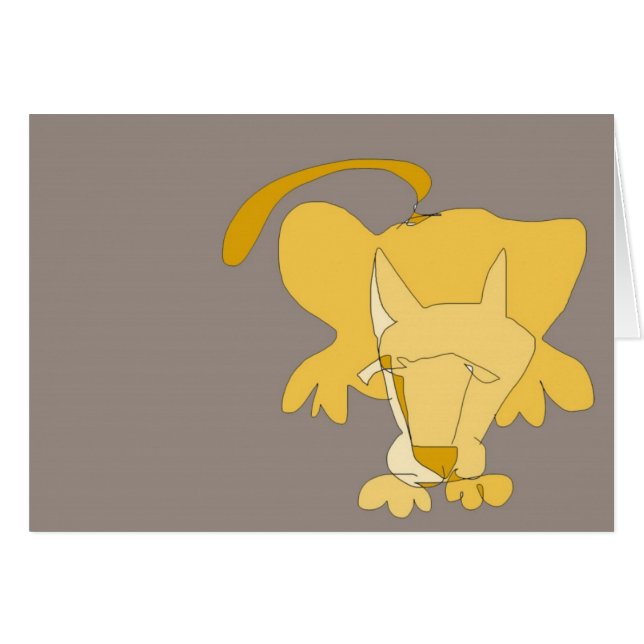 Ringblommakatt OBS Kort (Framsidan Horizontal)