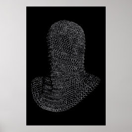 Ringbrynja Krigarmössa Poster