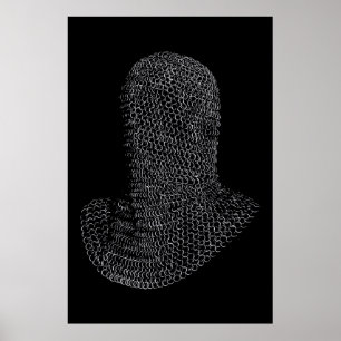 Ringbrynja Krigarmössa Poster