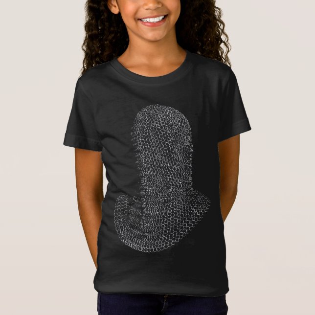 Ringbrynjeskrivarhuv T Shirt (Framsida)