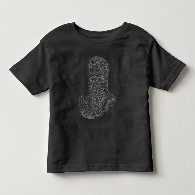 Ringbrynjeskrivarhuv T Shirt (Framsida)