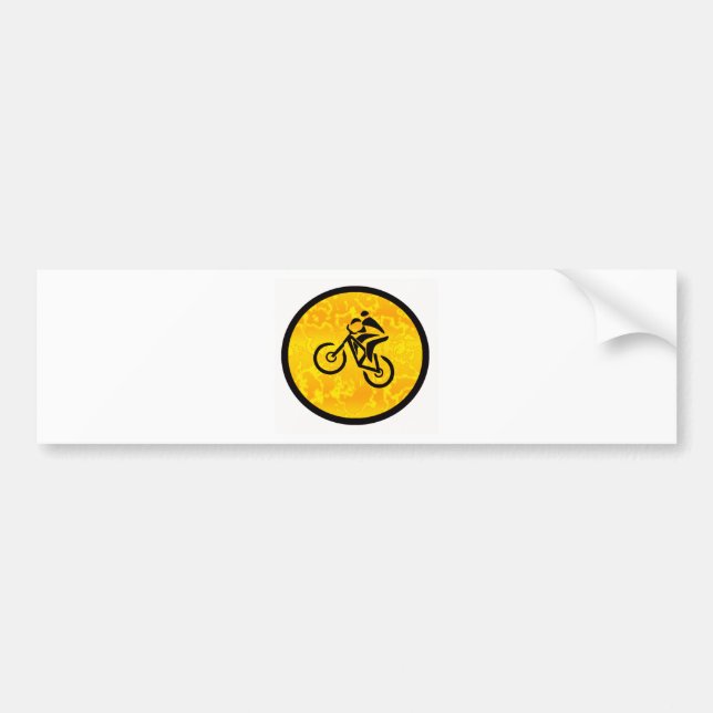 Ringd cykelsol bildekal (Framsidan)