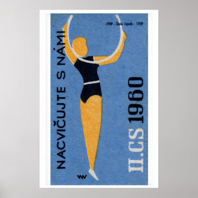 Ringdansare - Matchbox-utskrift - Tjeckisk väggkon Poster (Framsidan)