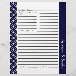 Ringdiamanter, mottagarinfogningar - marinblå vit