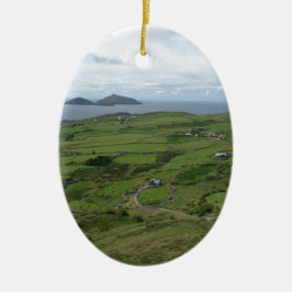 Ringen av Kerry Irland det irländska hav beskådar Julgransprydnad Keramik