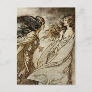 “Ringen - Kasta bort den” av Arthur Rackham Vykort