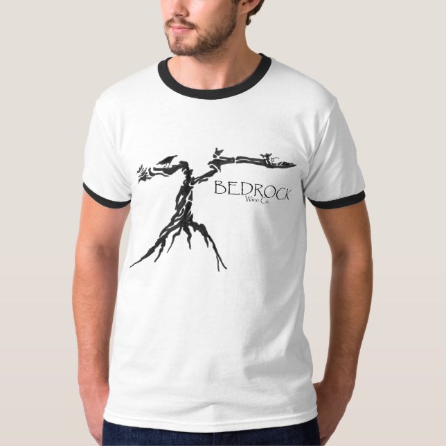 Ringer för BedrockvinCo. Tee Shirt (Framsida)