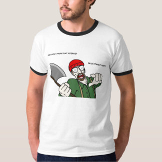 Ringer för egennamnChandlerLumberjack T-shirt