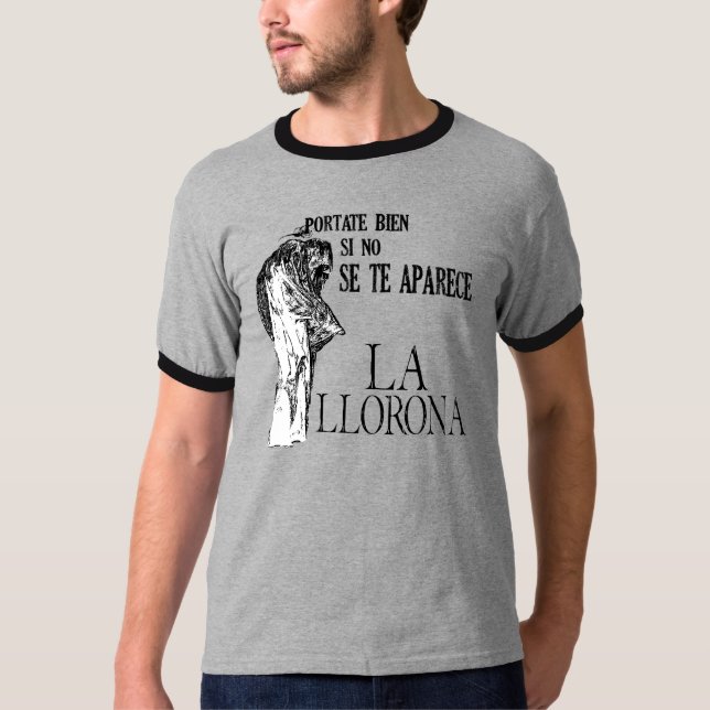 Ringer för LaLlorona spanjor T-shirt (Framsida)