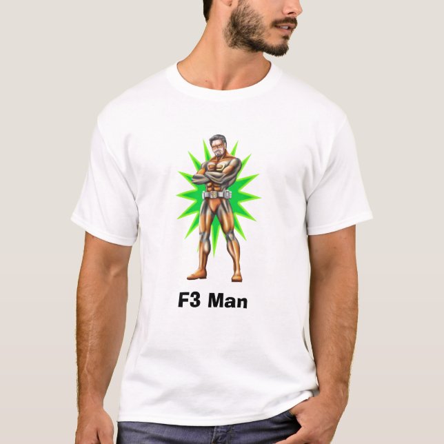 Ringer för man F3 Tee Shirt (Framsida)