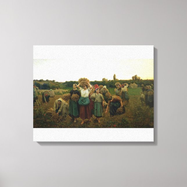 Ringer in the Gleaners, 1859 Canvastryck (Framsida)