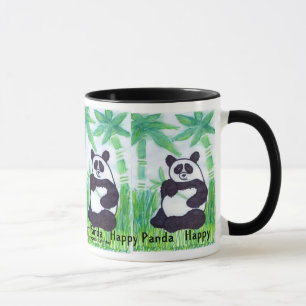 Ringer Mugg O.O. 4 Lycklig Pandas