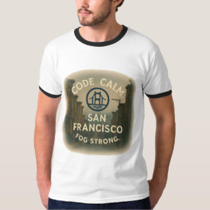 Ringer Tee - Code Lugn Fog Strong Retro SF-flöde