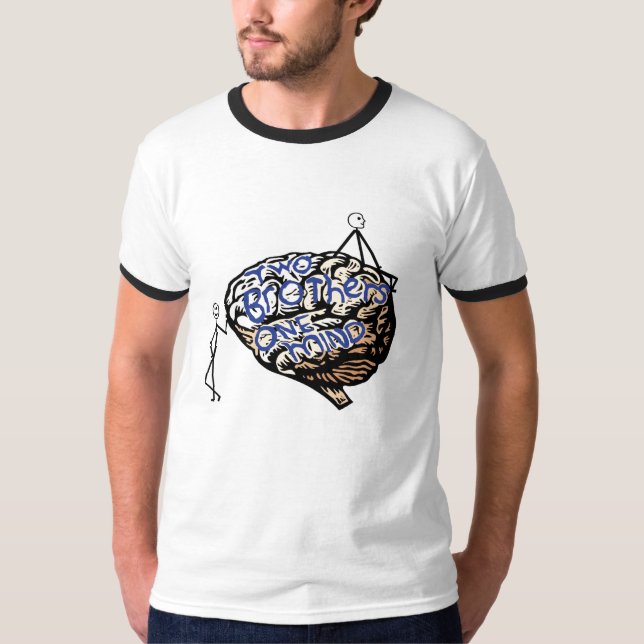 RingerT-tröja (blått) Tee Shirt (Framsida)