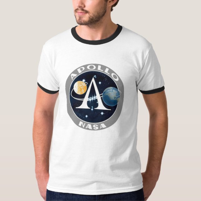 RingerT-tröja för NASA Apollo 11 T Shirt (Framsida)