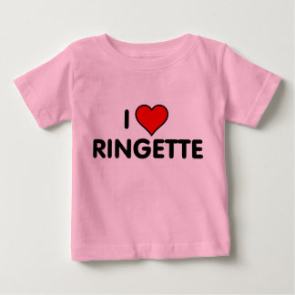 Ringette "älskar jag Ringette" barns T-tröja Tee