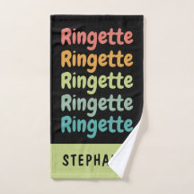 Ringette Cute Retro Ringette Player-Anpassningsbar