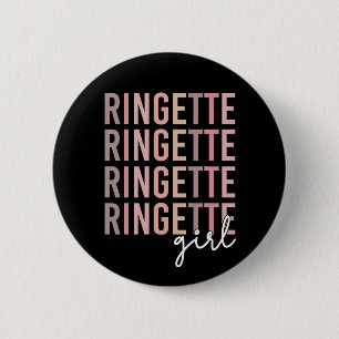Ringette Girl Gåvor till Ringette Player Knapp