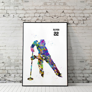 Ringette-spelare Poster
