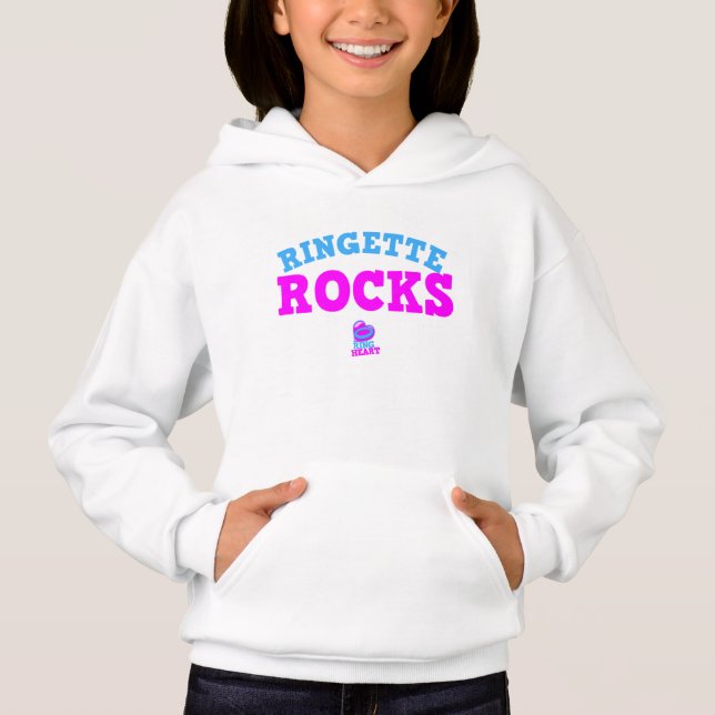 Ringette stenar - Hoodie T-shirt (Framsida)