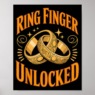 Ringfinger upplåst fästmö fru make förlovad poster