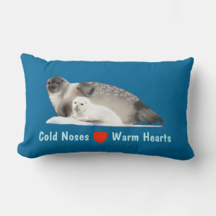 Ringförsegling - Kall Nose Warm Hearearearts Lumbarkudde