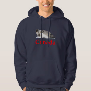 Ringförsegling Sweatshirt Med Luva