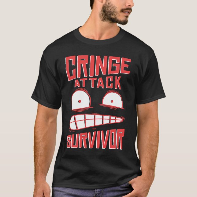 Ringfras Gen Z memes frases Cringe T Shirt (Framsida)