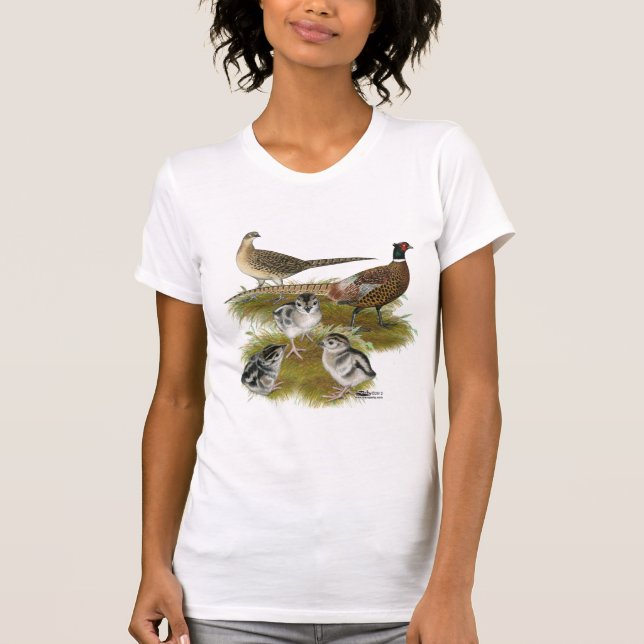 Ringhals Pheasant Family T-shirt (Framsida)