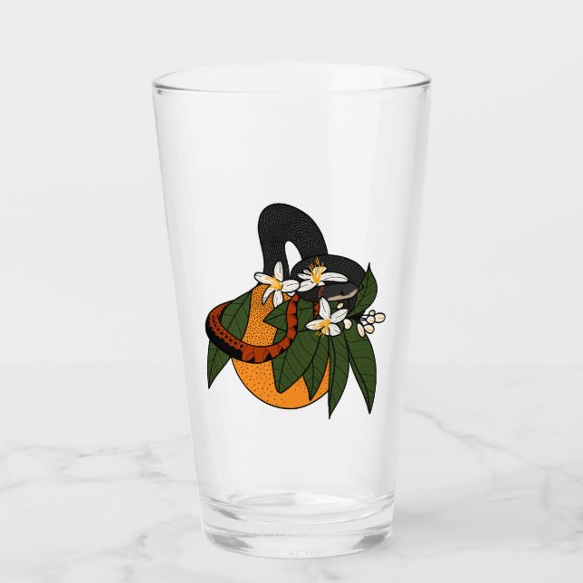 Ringhals Snake and Orange Glaskopp (Framsida)