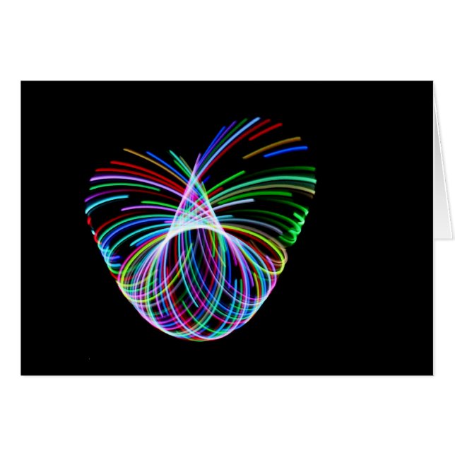 Ringhjärta Hälsningskort (Framsidan Horizontal)