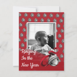 Ringing in the New Year Card Julkort