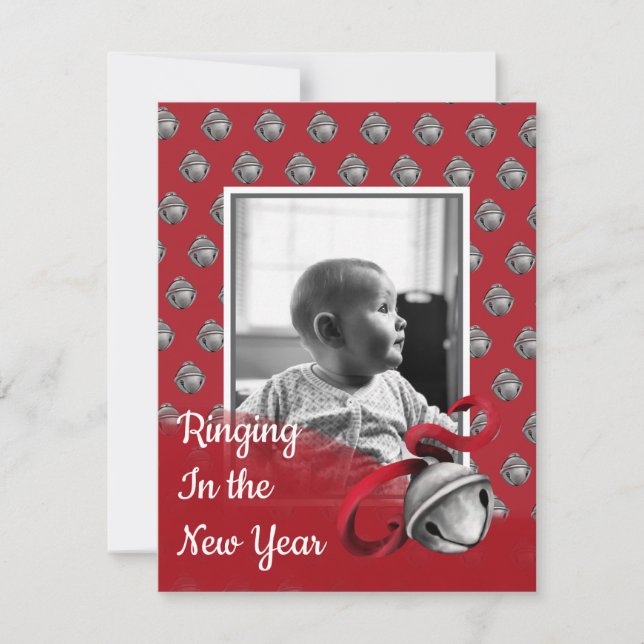 Ringing in the New Year Card Julkort (Framsida)
