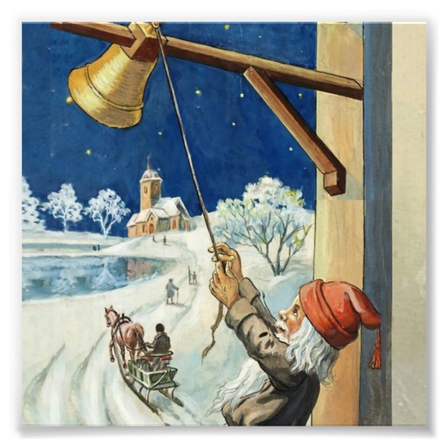 "Ringing the Bell" av Jenny Nystrom Fototryck (Framsidan)