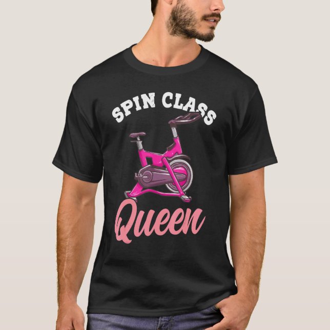 Ringklass drottning Inomhuscykling Kvinnor T Shirt (Framsida)