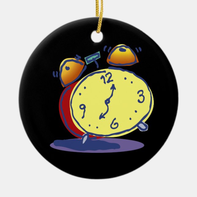 Ringklockaprydnad Julgransprydnad Keramik (Framsidan)